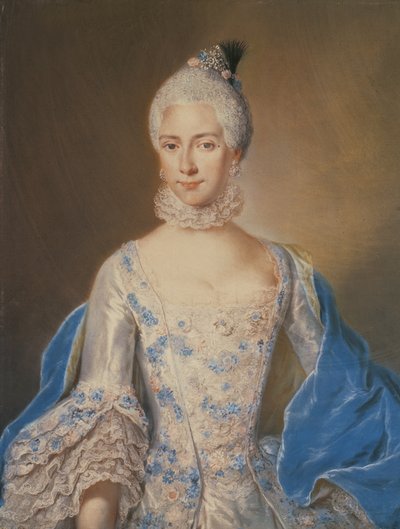 Ritratto di Joanna Florentine Muhl, 1766 da Jacob Wessel